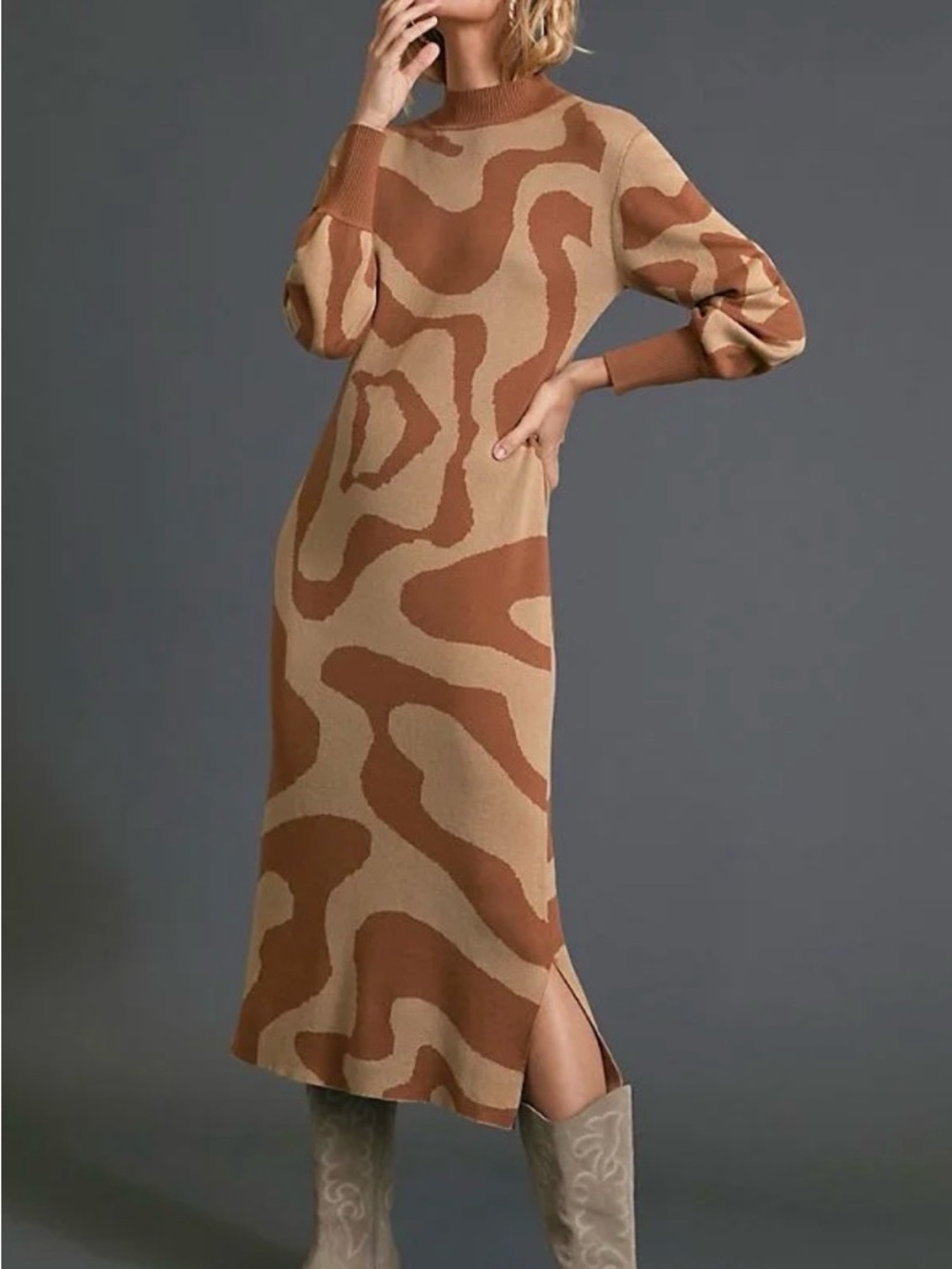 Dolan Left Coast Charlize Knit Midi Dress